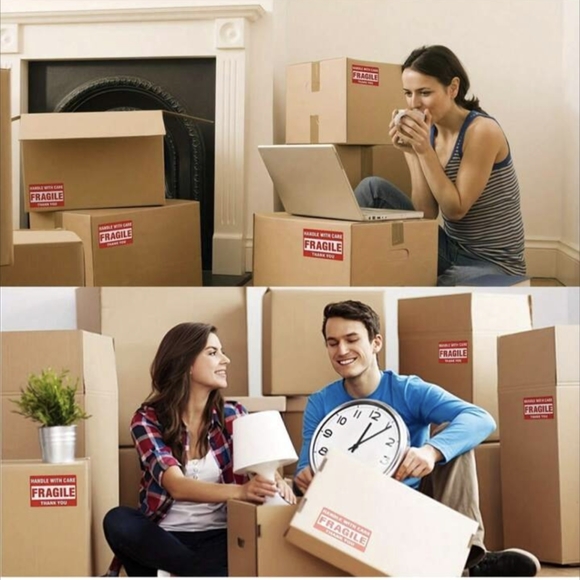 25 Fragile Products Label Sticker - Picture 4 of 6